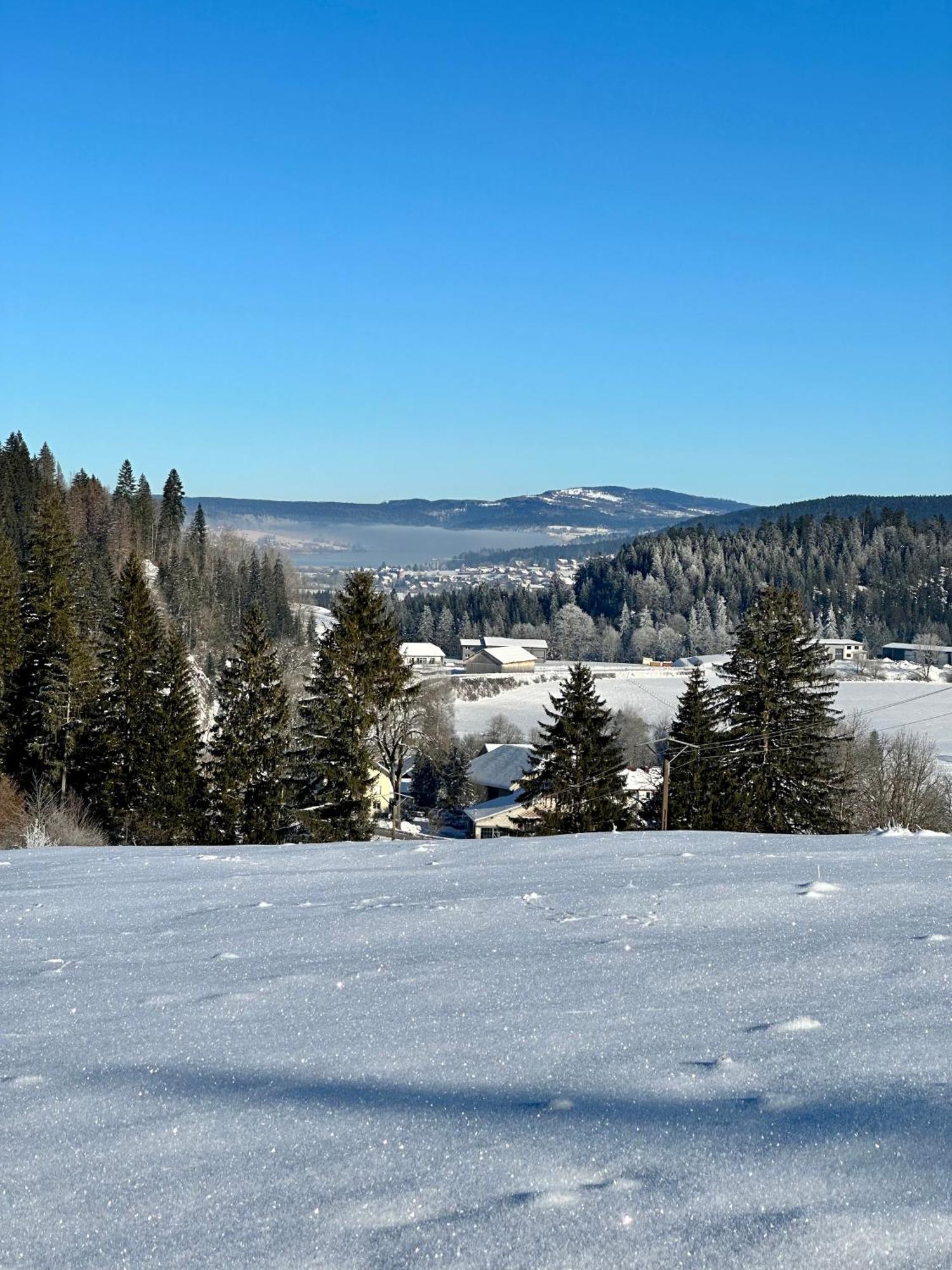 Le Belvedere Des Deux Lacs Brey-et-Maison-du-Bois Luaran gambar